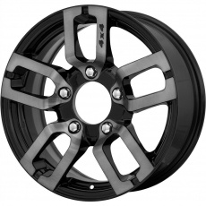 Диск литой 16x6.5 5x139.7 ET40 D98 Carwel Омега 100 BK