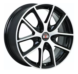 Диск литой 16x6.5 5x114.3 ET45 D67.1 ALCASTA M59 BKF