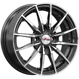 Диск литой 14x5.5 4x98 ET35 D58.5 IFREE Финчер Блэк Джек