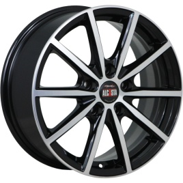 Диск литой 17x7 5x114.3 ET45 D60.1 ALCASTA  M61 BKF