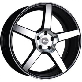Диск литой 15x6 4x100 ET50 D60.1 X-Race AF-07 BKF