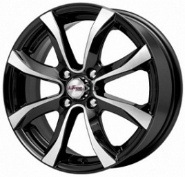 Диск литой 15x6 4x98 ET35 D58.5 IFREE Дайс Блэк джек