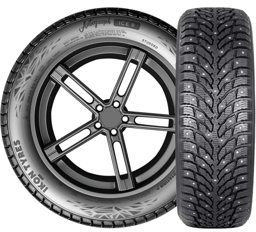 205/65R16 95T XL Ikon Autograph Ice 9 шип фото 1