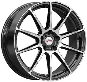 Диск литой 18x7 5x108 ET33 D60.1 IFREE Винзор (КС1108) Блэк джек фото 1