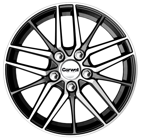 Диск литой 16x6.5 5x114.3 ET45 D67.1 Carwel Лача GR фото 1